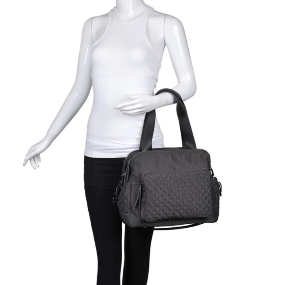Sol and Selene Do it all satchel Bag- gray